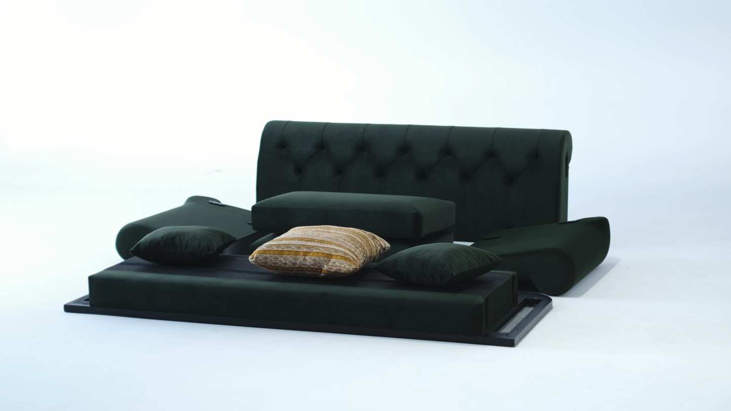 3 Seater Modular Sofa - Velvet